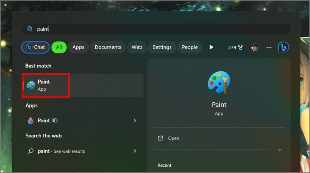 如何在 Paint 和 Paint 3D 中使背景透明