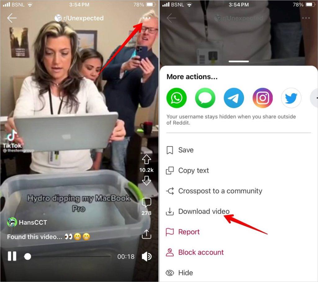 如何在 iPhone 上下載有聲 Reddit 視頻