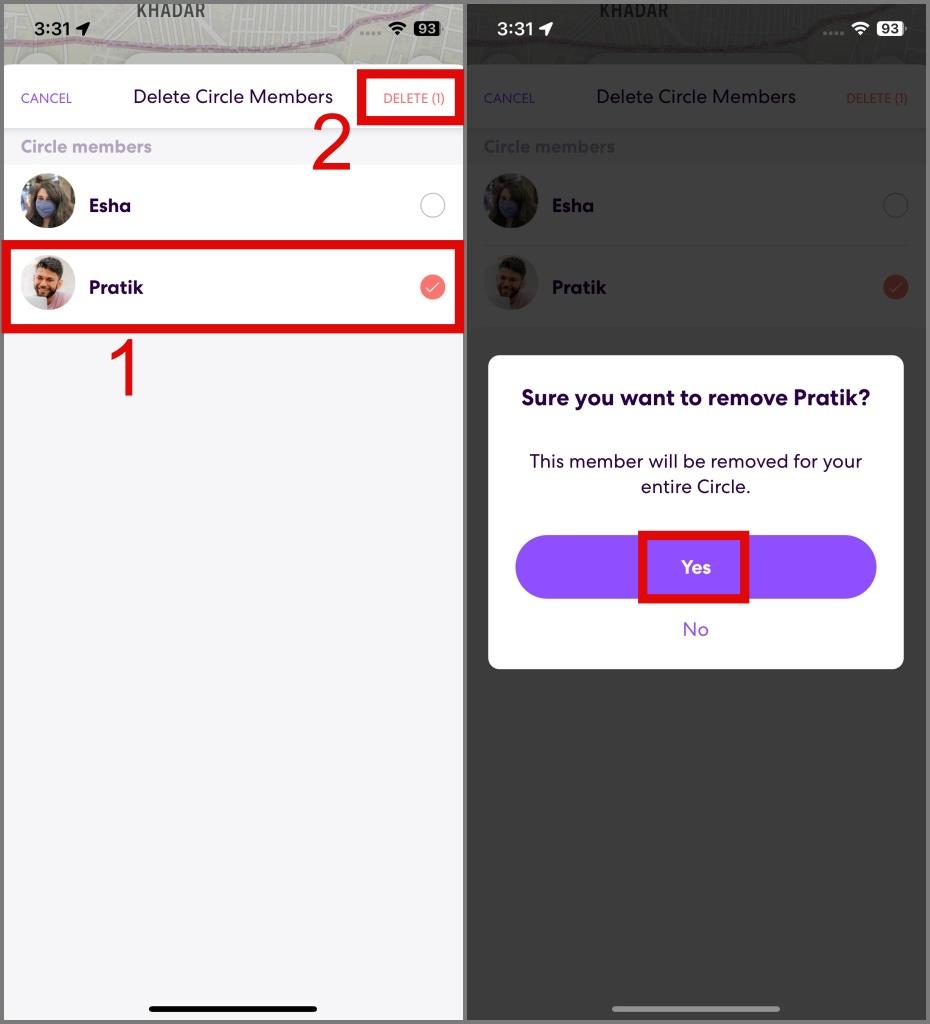 如何離開 Life360 圈子