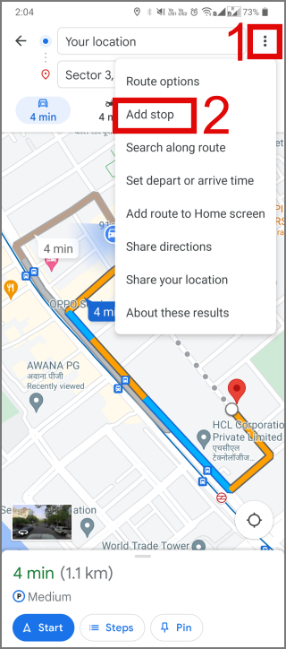 如何在 Google 地圖上規劃具有多個網站的路線