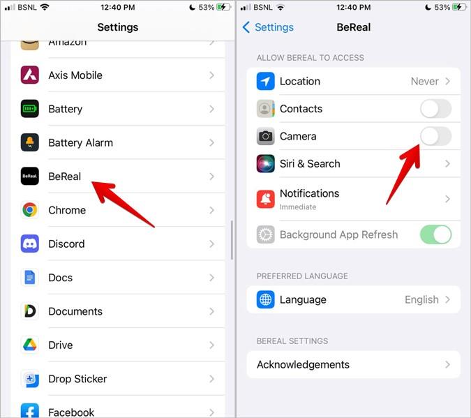 修復 BeReal 應用程式在 Android 和 iPhone 上無法運行的 9 種方法