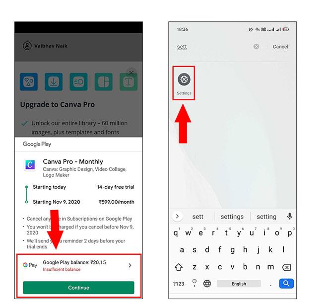 如何在 Android 上更改 Google Play 錢包應用程式內購買