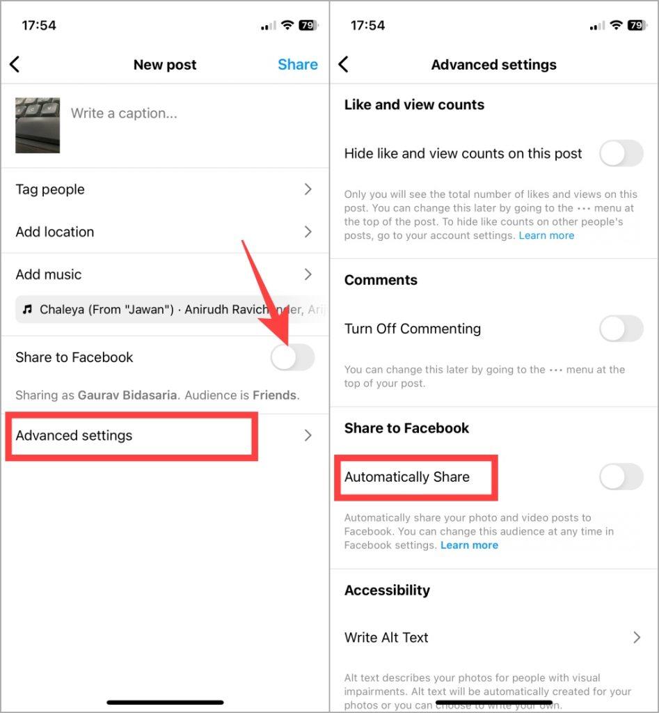 封鎖 Instagram 向 Facebook 發文的 3 種方法