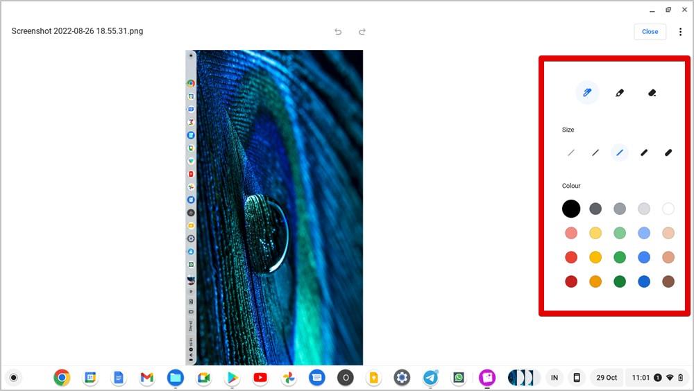 如何在 Chromebook 上編輯圖片或螢幕截圖