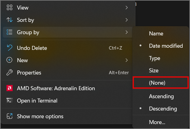 如何在 Windows 上的檔案總管中關閉分組依據