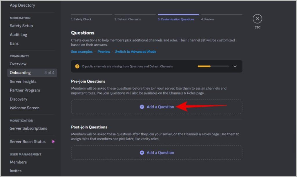 如何在 Discord 伺服器上設定社群加入