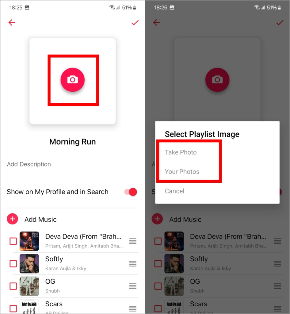 如何更改 Apple Music 上的播放清單封面