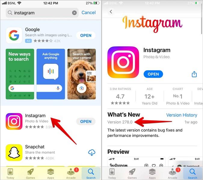 如何檢查 iPhone 或 Android 上的 Instagram 應用程式版本並找到最新版本