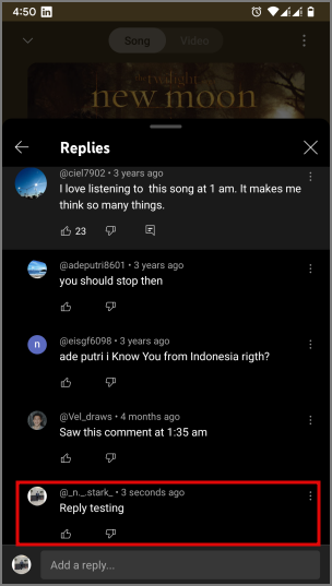 如何評論行動裝置上 YouTube Music 中的歌曲和視頻