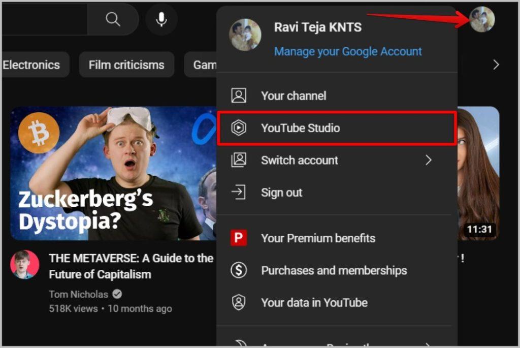 如何設定或更改 YouTube 暱稱/用戶名