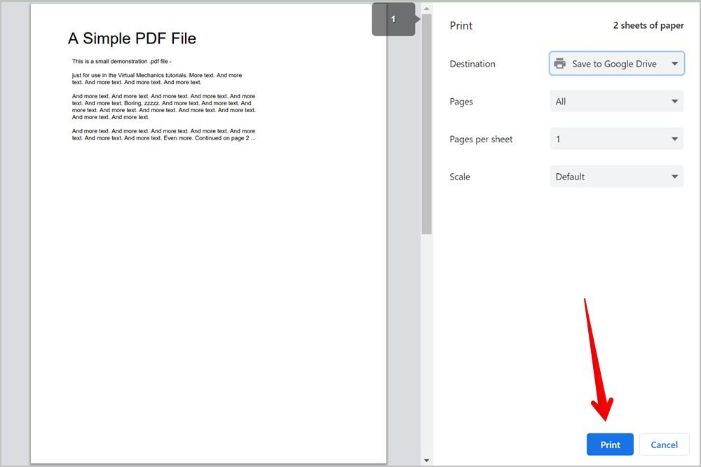 如何在 PC 和行動裝置上將 PDF 儲存到 Google Drive