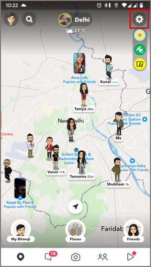 如何在 Snapchat 上使用 Snap 地圖