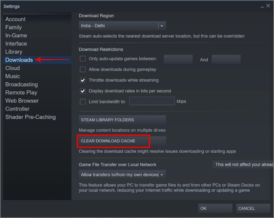 解決 Steam 上遊戲下載速度慢的 13 種方法