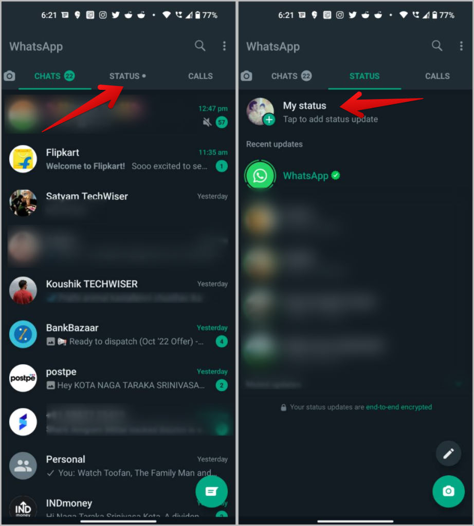 如何在 WhatsApp 聊天、群組和狀態上分享 Instagram Reels