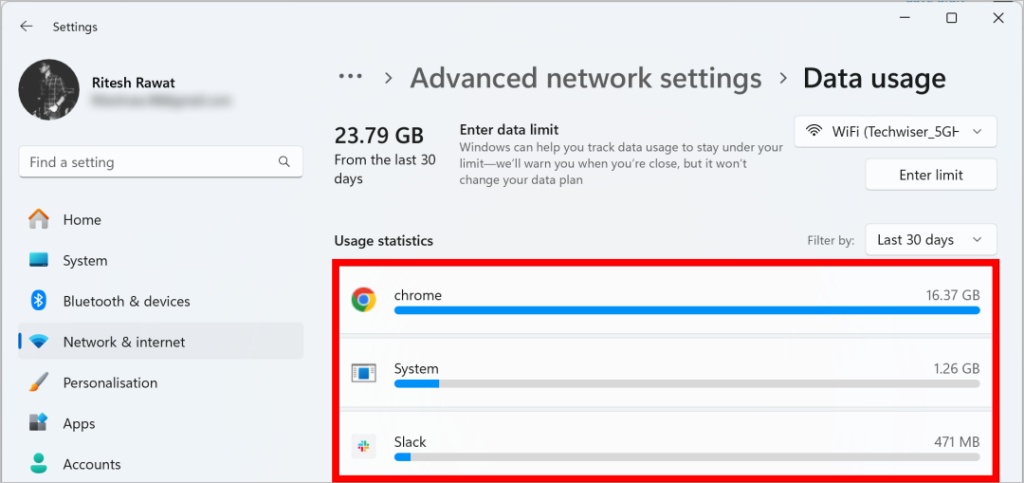 如何在 Windows 11 上使用網際網路檢查應用程式