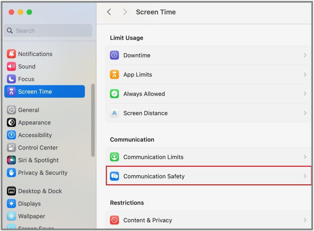 如何在 MacBook 上設定家長監護