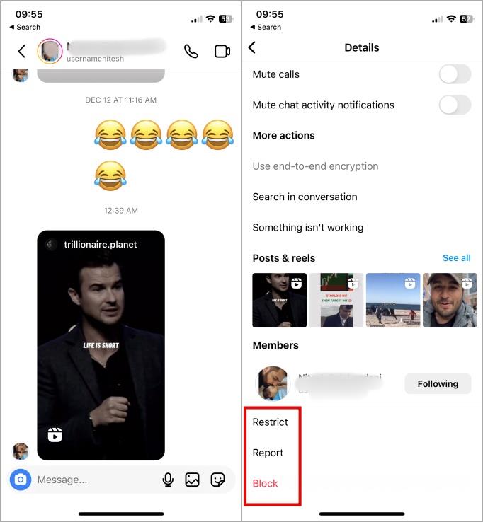 Instagram 封鎖、報告、限制：何時使用以及如何使用
