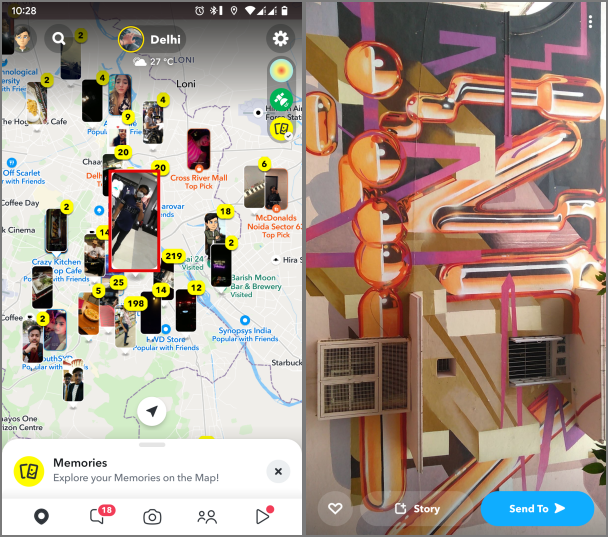 如何在 Snapchat 上使用 Snap 地圖