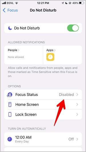iPhone 上的焦點狀態是什麼以及如何將其關閉