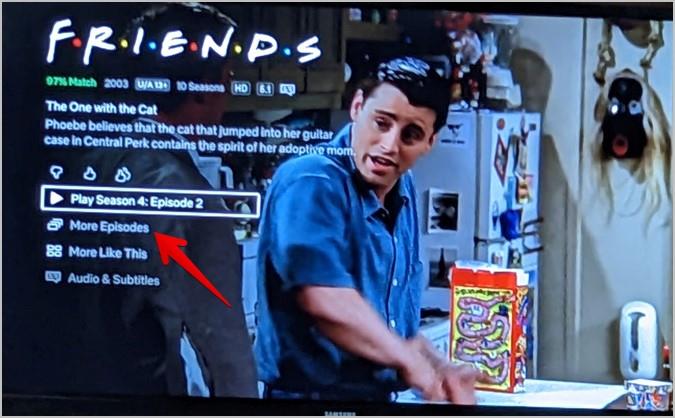 如何更改 Netflix 上的季節或劇集