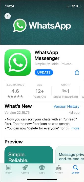 「此版本的 WhatsApp 已過期」的 4 個最佳修復