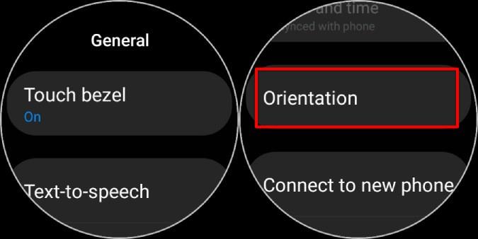 如何更改 Samsung Galaxy Watch 上的手腕和方向