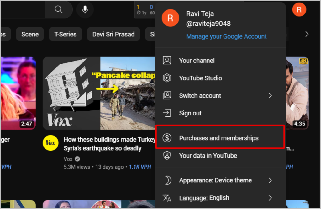 如何設定 YouTube Premium 家庭計劃