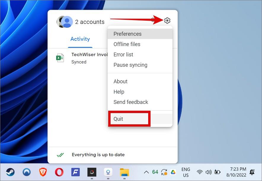 Google Drive 無法在 Windows 11 上同步的 13 個修復