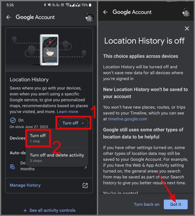如何刪除和關閉 Google 地圖位置歷史記錄