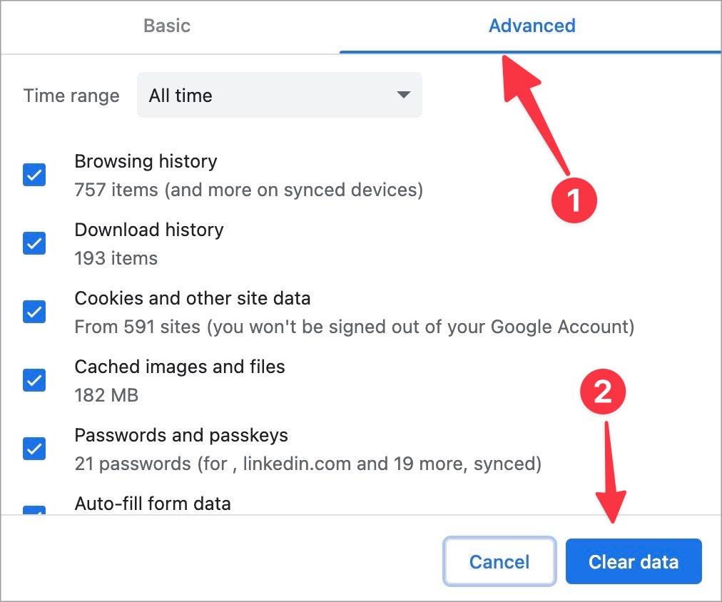 11 個修復 Google Chrome 中後退按鈕不起作用的問題