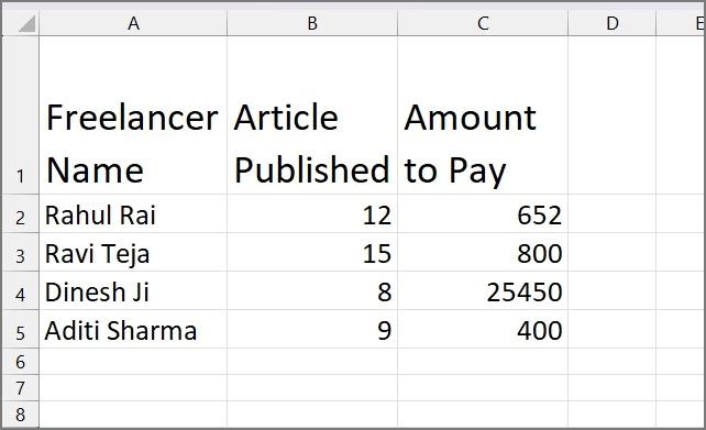 如何在 Excel 和 Google Sheets 中換行文本