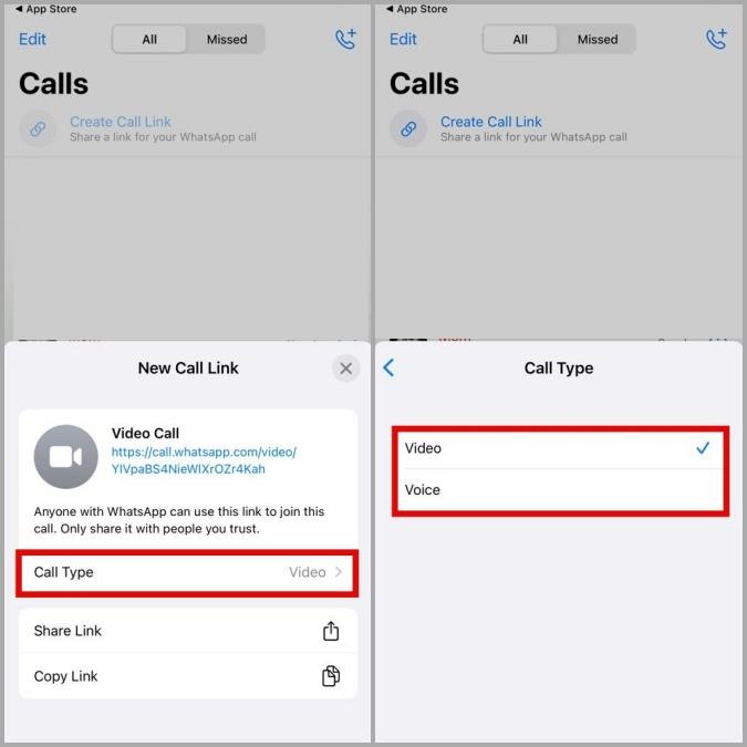如何在 WhatsApp 上建立和分享通話鏈接