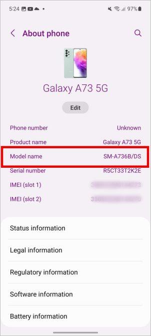 我的 Android 手機型號和名稱是什麼