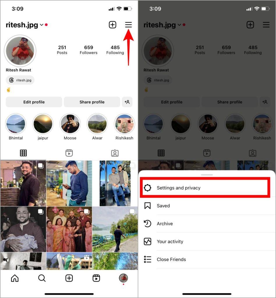 如何在 Instagram 上向某人隱藏故事