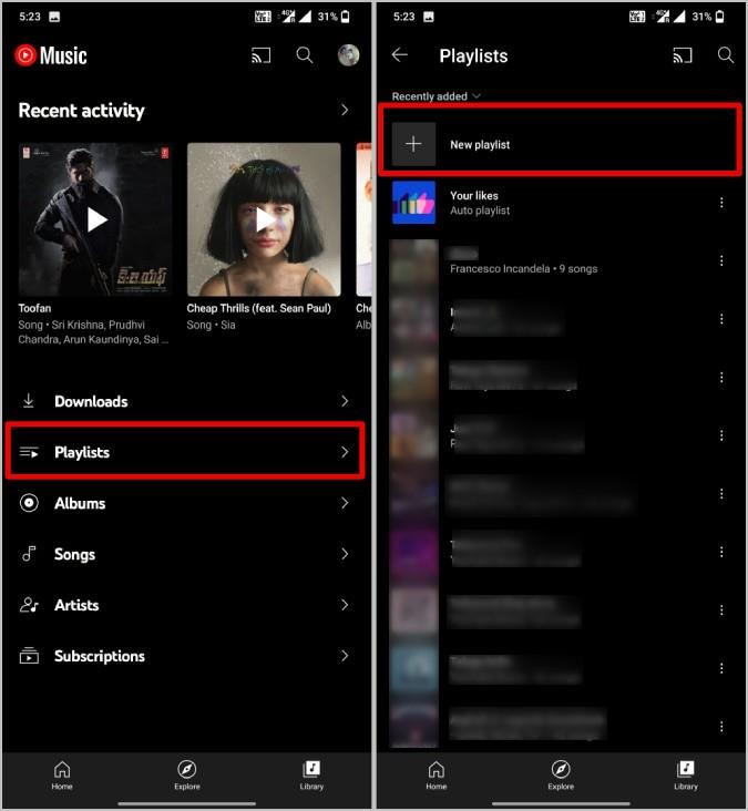 在 YouTube Music 上建立和保存播放清單的 4 種方法