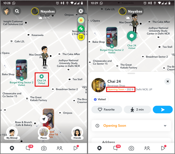 如何在 Snapchat 上使用 Snap 地圖