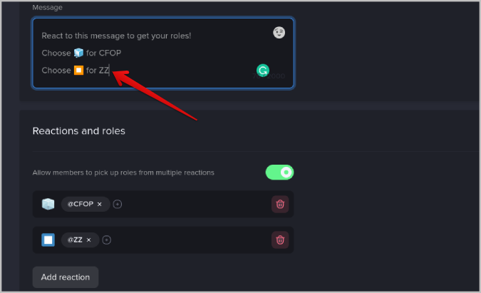 如何允許使用者在 Discord 伺服器上自行指派角色