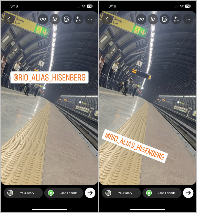 在 Instagram 故事中提及某人的 5 種方式