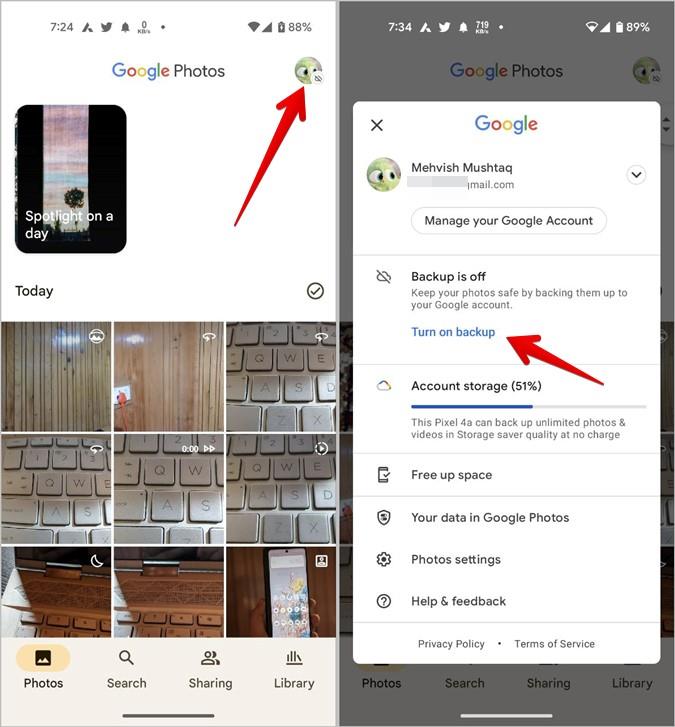 Google 照片上的各種符號和圖示有何意義