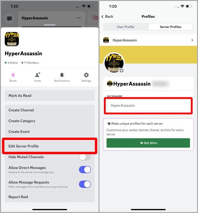 如何在網路和行動裝置上變更 Discord 伺服器的暱稱