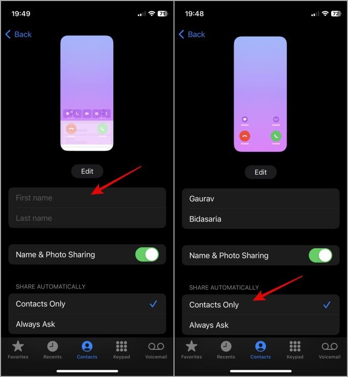 如何在 iPhone 上啟用和設定聯絡人照片和海報