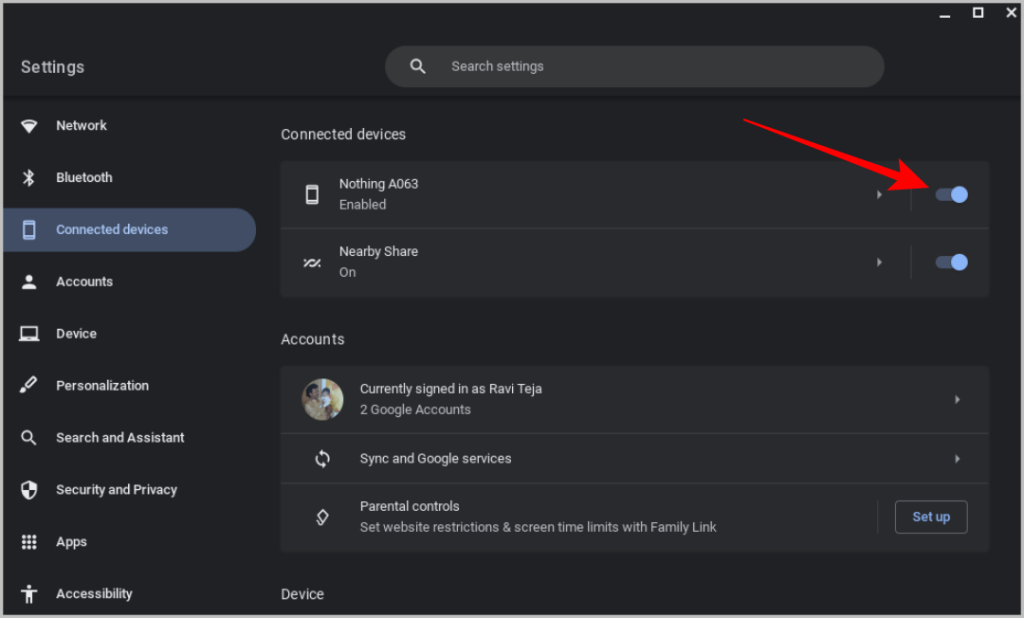 如何將應用程式從 Android 手機串流傳輸到 Chromebook