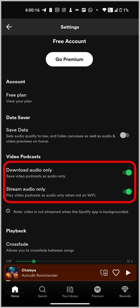 如何停用 Spotify 和 YouTube Music 上的視頻