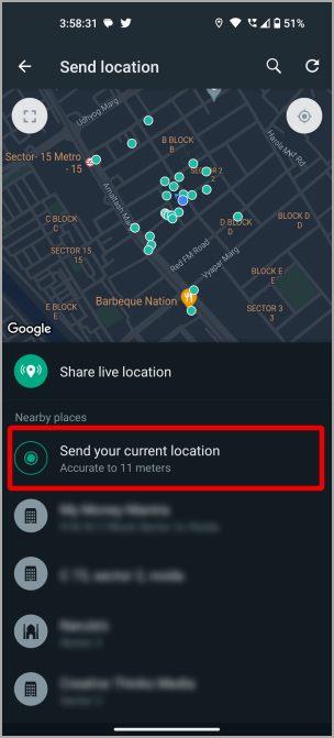 在 Android 上向任何人發送位置的 3 種方法