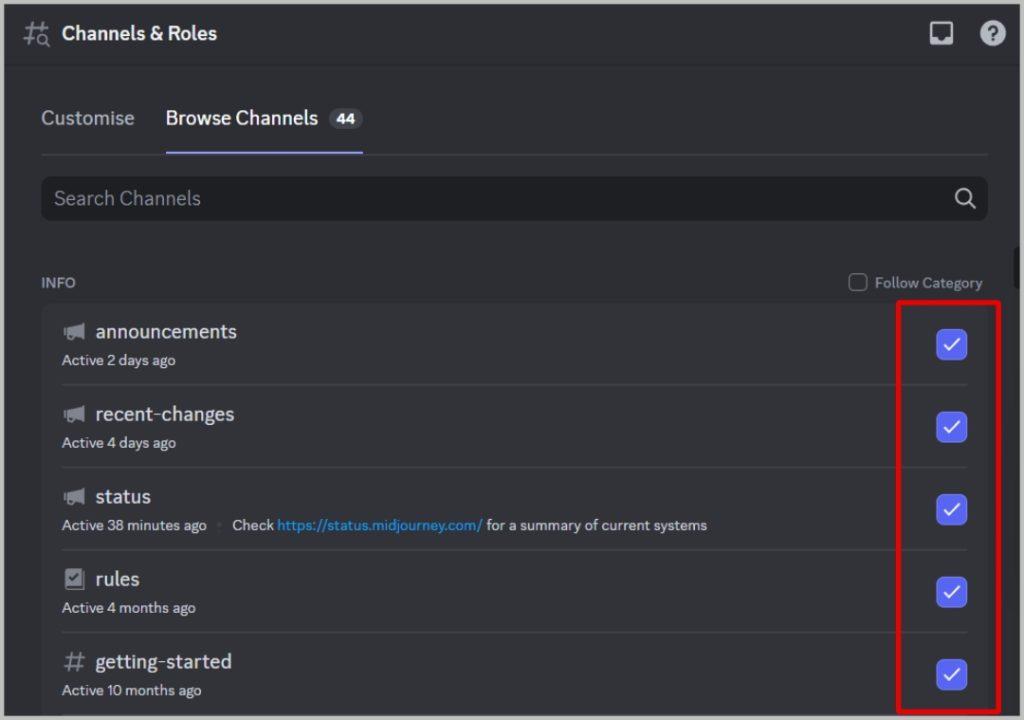 如何隱藏 Discord 伺服器側邊欄上的頻道