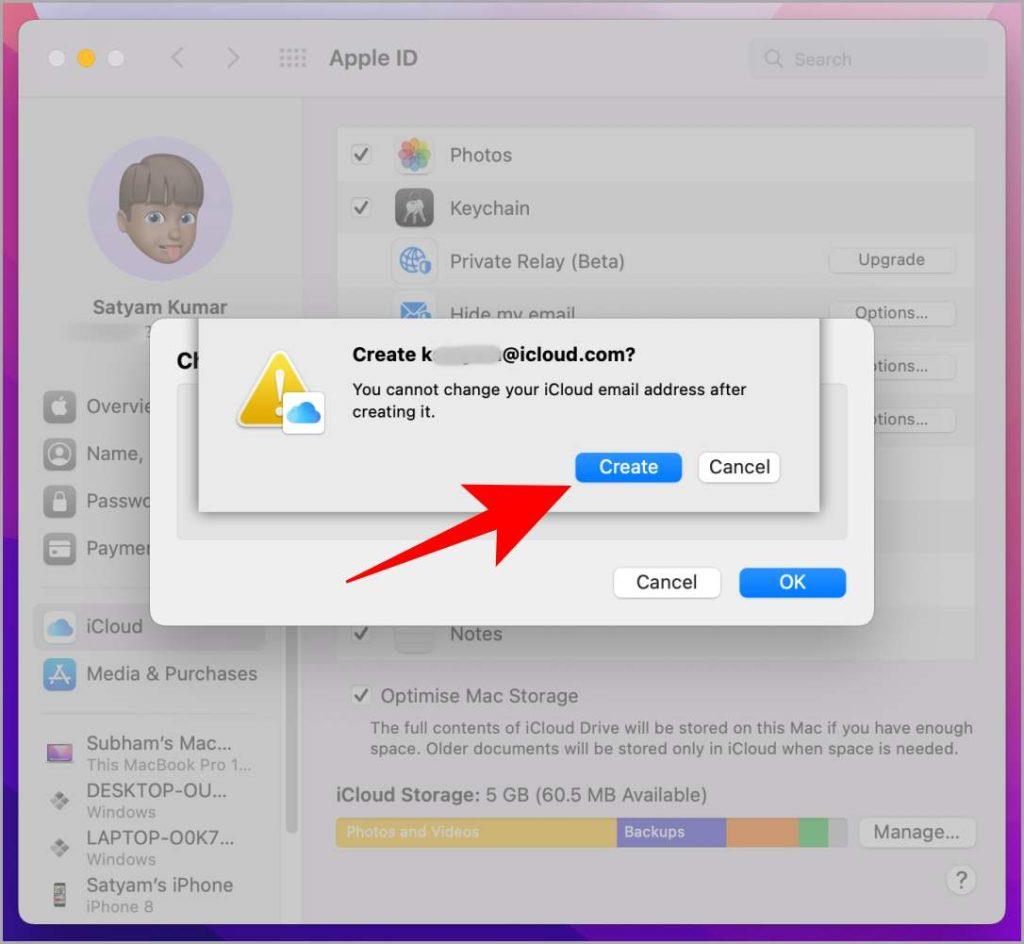 如何在 Mac 和 iPhone 上建立 iCloud 電子郵件 ID