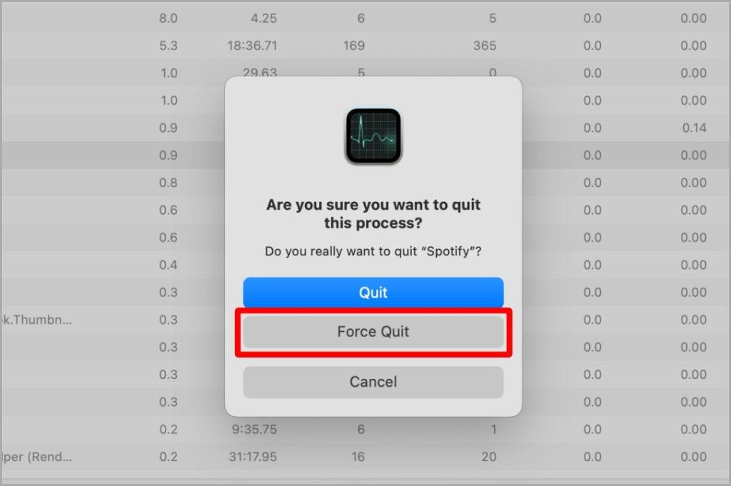 在 Mac 上強制退出應用程式的 5 種方法