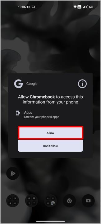 如何將應用程式從 Android 手機串流傳輸到 Chromebook