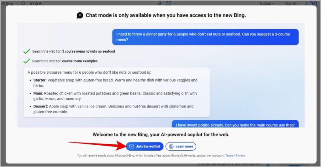 如何使用由 ChatGPT AI 提供支援的新 Bing 聊天
