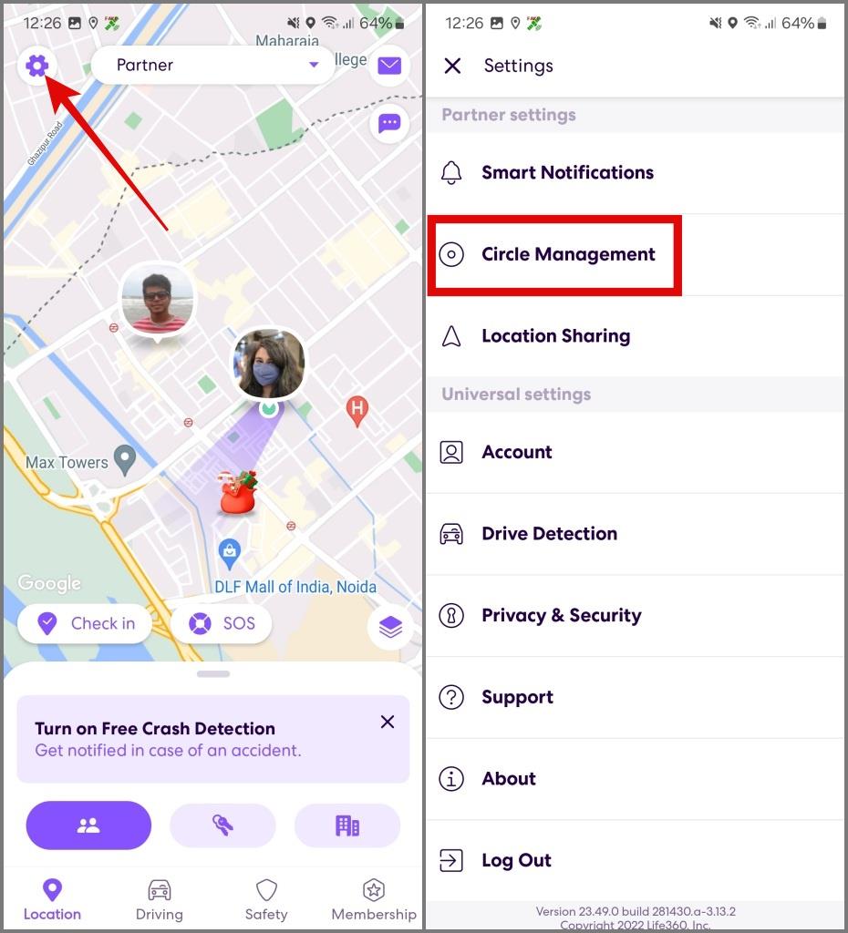 如何離開 Life360 圈子